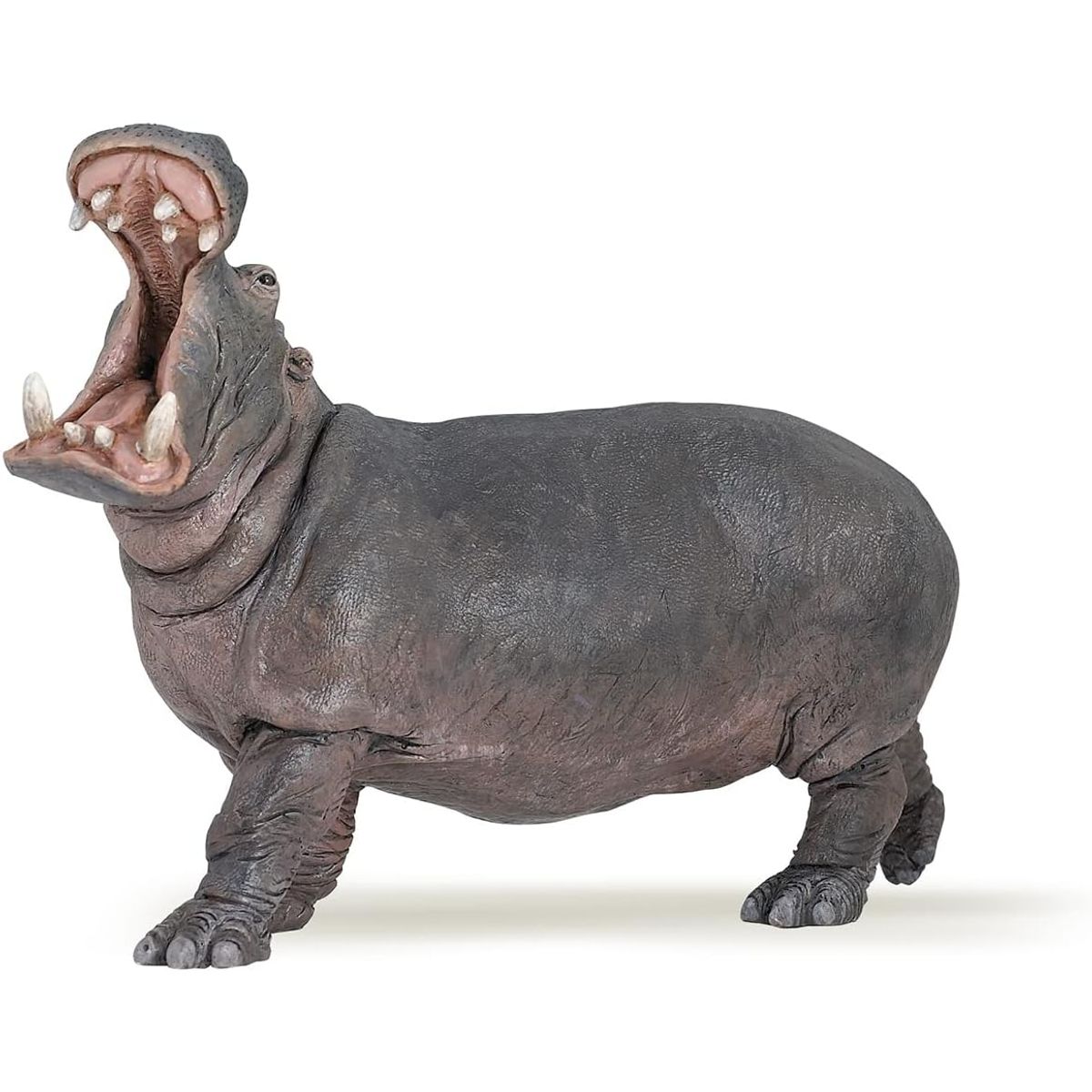 JUGANDO Y EDUCANDO - Figura Coleccionable Hipopótamo Pintada A Mano