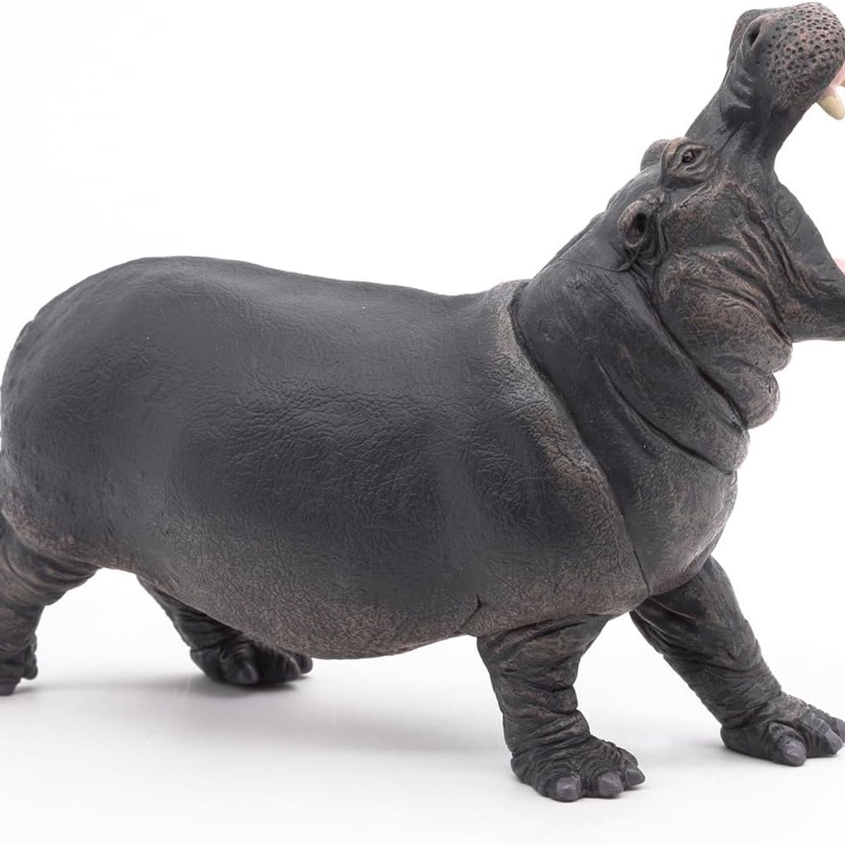 JUGANDO Y EDUCANDO - Figura Coleccionable Hipopótamo Pintada A Mano