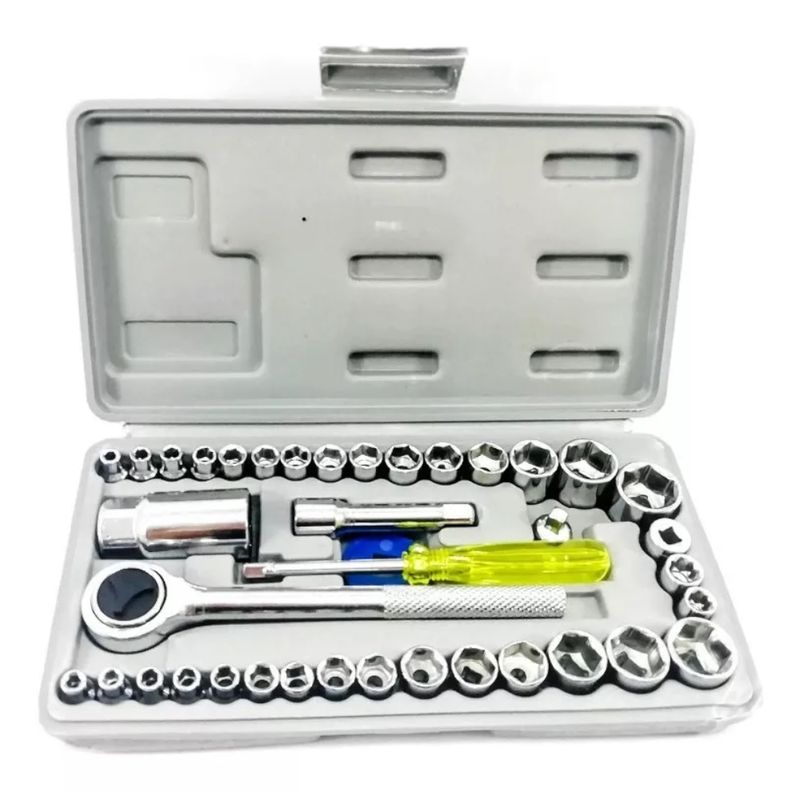 GENERICO - Juego Completo Copas Socket- 40pcs Herramientas 14 Y 38