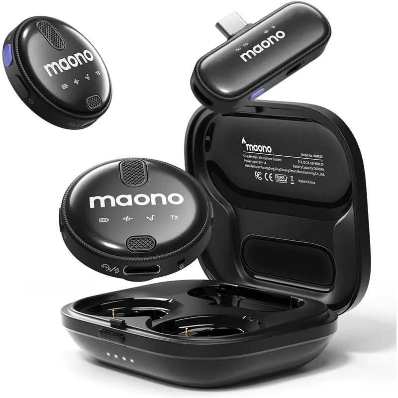GENERICO - Maono Microfono Inalámbrico Wm620 c2 Puerto Tipo C