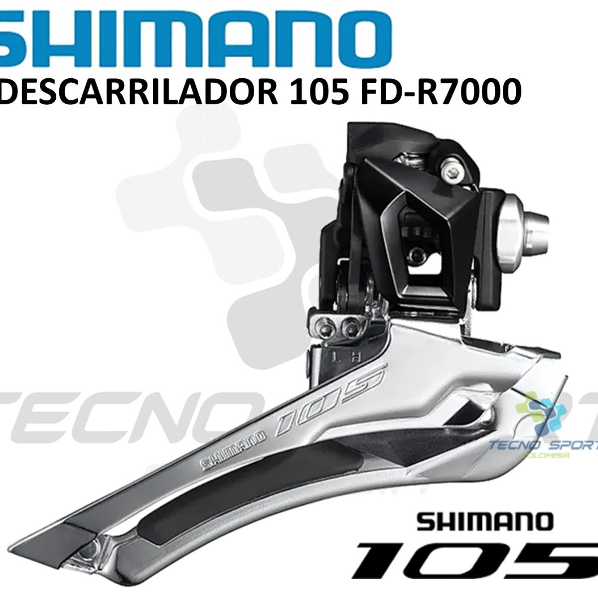 SHIMANO - Descarrilador Shimano 105 R7000 11 Velocidad Bicicleta Ruta