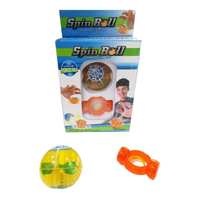GENERICO - Spin Ball Fidget Trompo Magnetico Anillo Esfera Gira Juguete