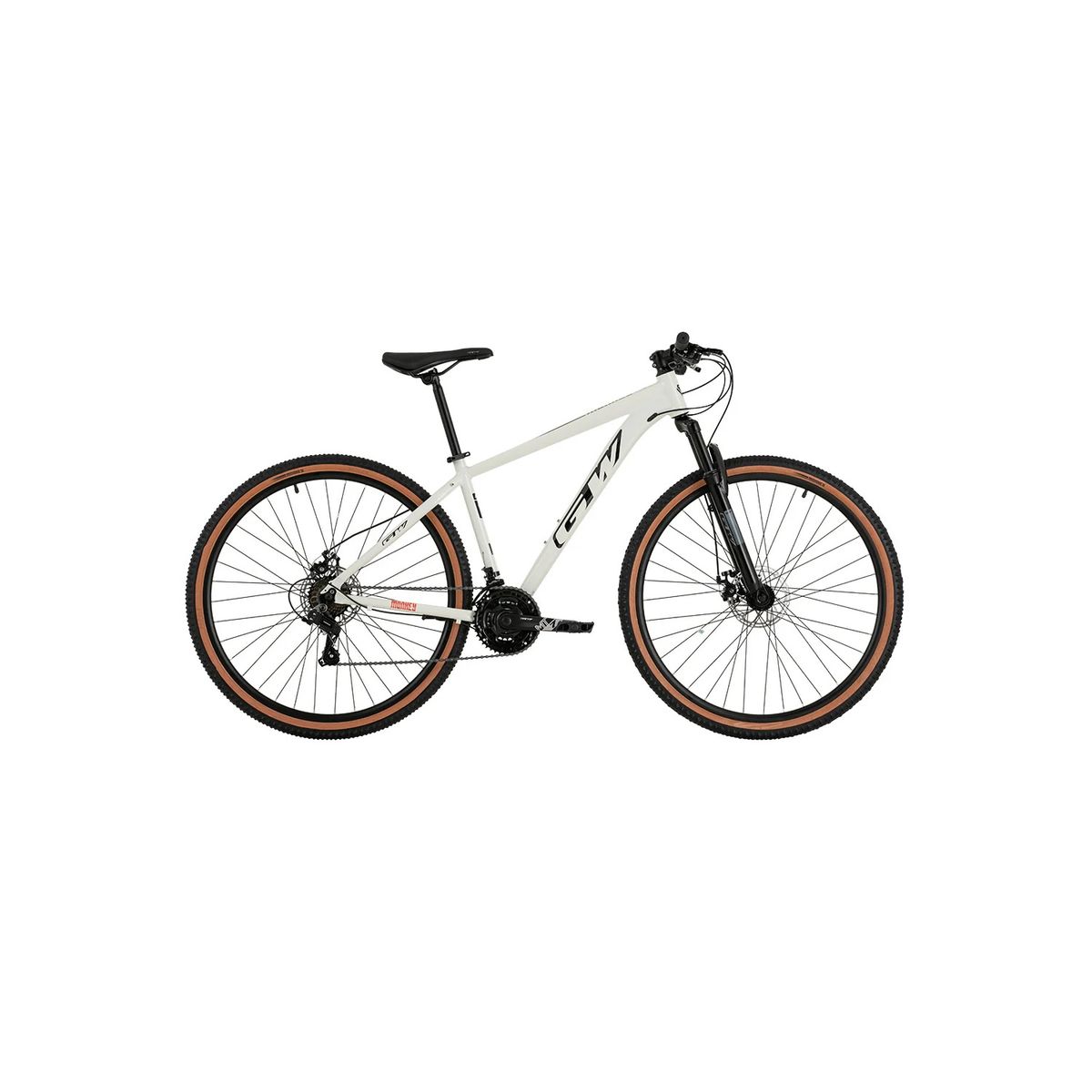 GW - Bicicleta de Montaña GW Monkey Rin 29 Gris Abedul