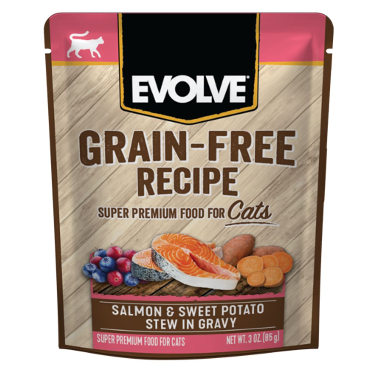 EVOLVE - Evolve Cat Grain Free Pouche Salmon Y Patatas 85gr