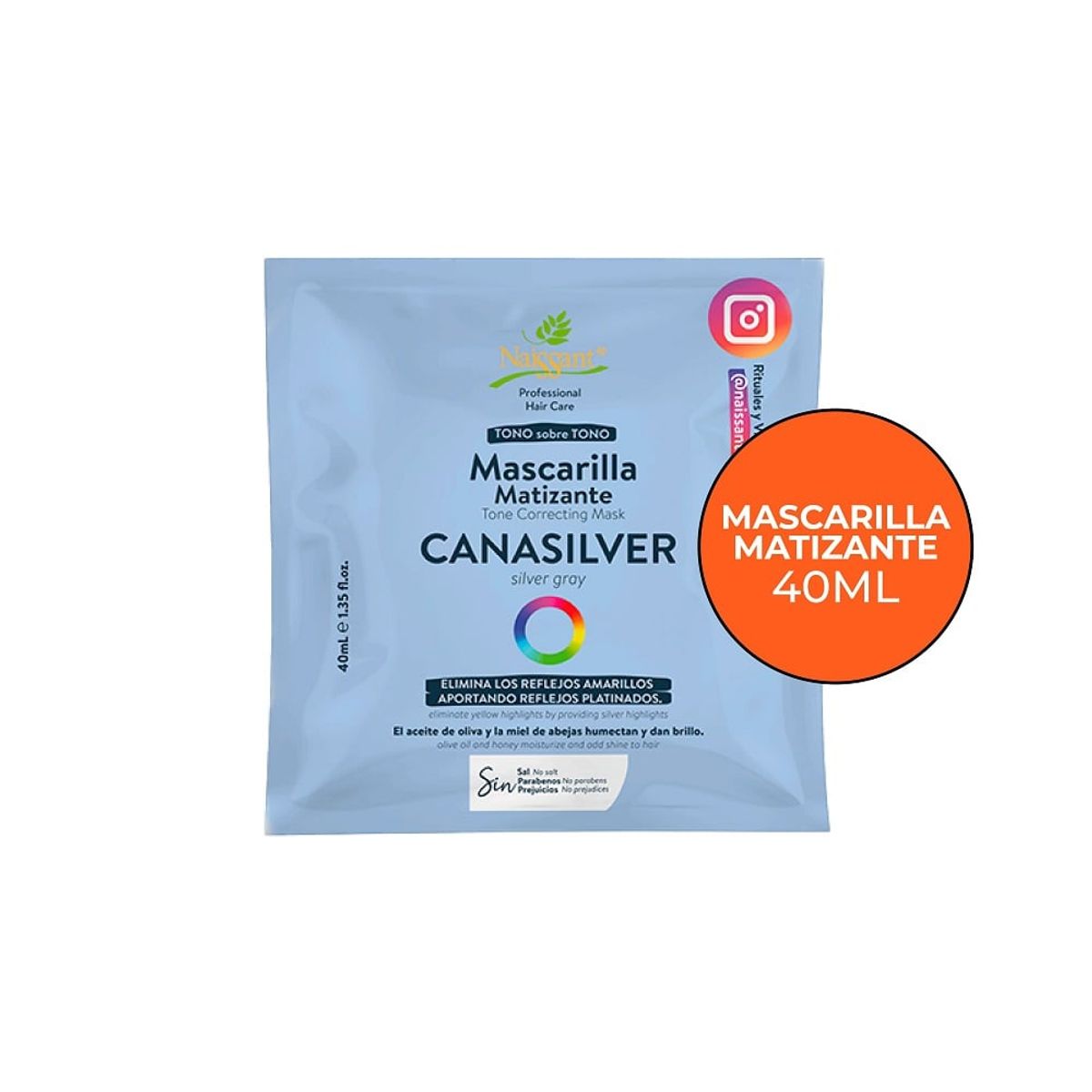 NAISSANT - Mascarilla Matizante Naissant Canasilver X 40ml
