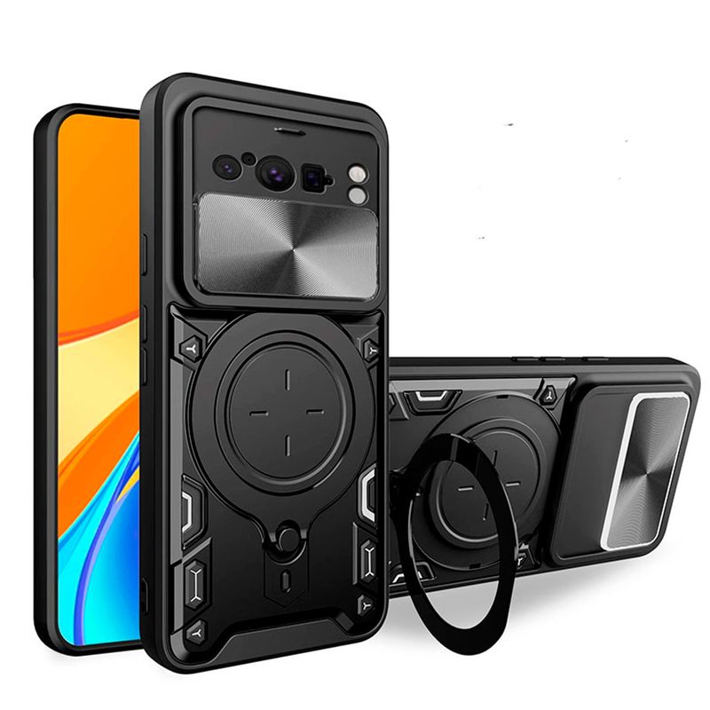 GENERICO - Estuche Armo Anti-golpe Para Google Pixel 8 Pro Negro