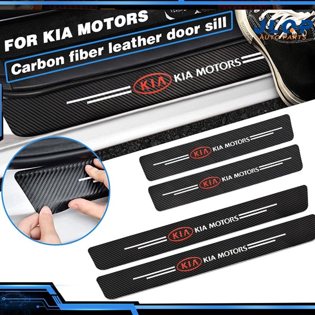 GENERICO - accesorios kia stonic tonic picanto sticker puertas 4 pcs