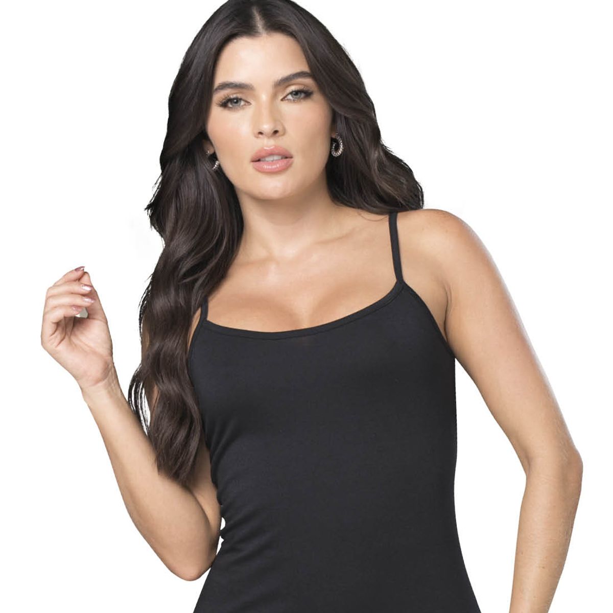 FORMAS INTIMAS - Camisilla Interior Mujer Negro FI 3248