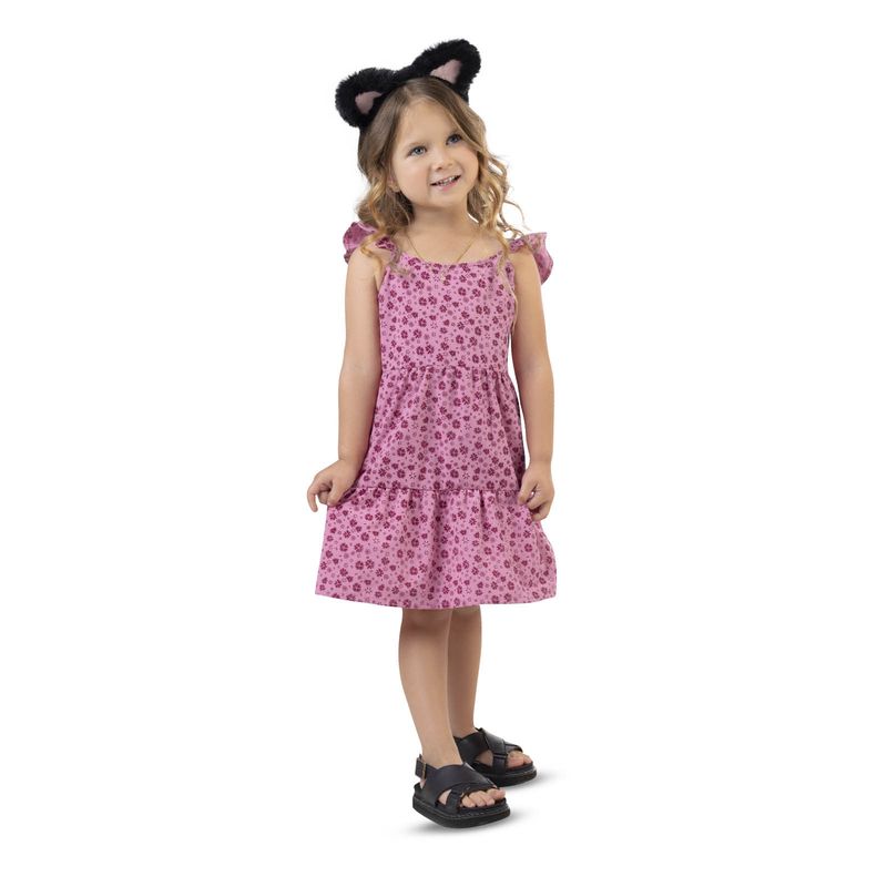 MARKETING PERSONAL - Vestido Infantil Rosa Mp 3494