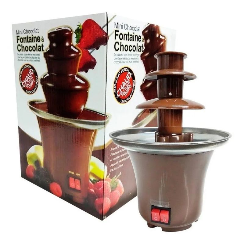 GENERICO - Fuente Chocolate Mini De 3 Niveles Profesional