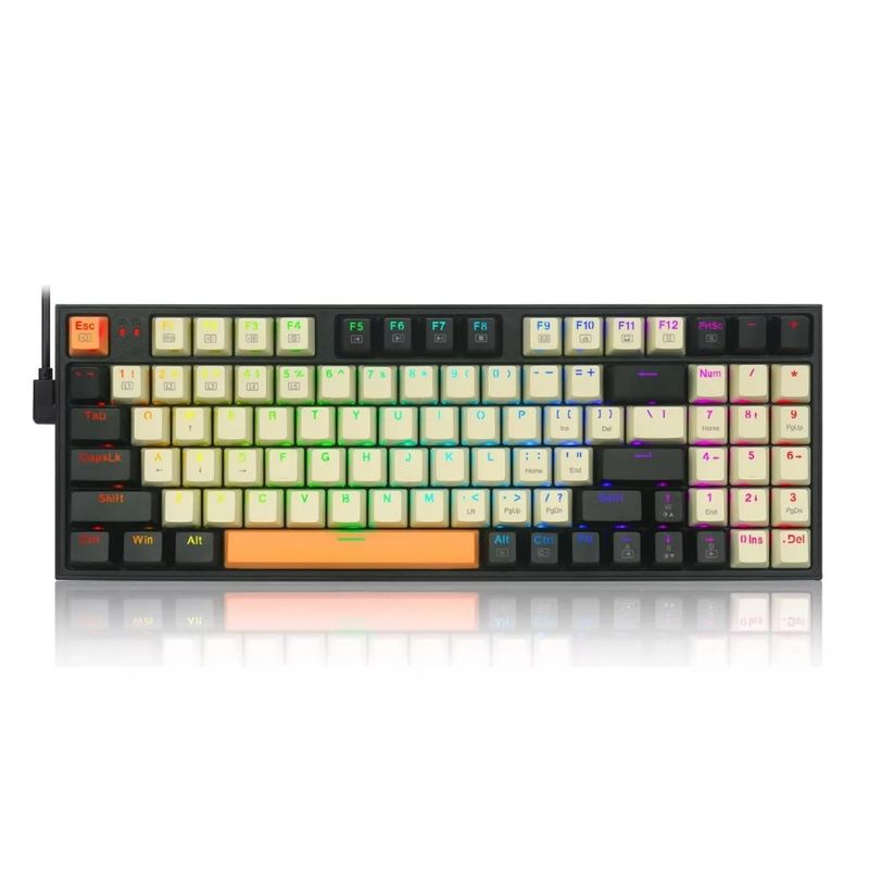 REDRAGON - Teclado Mecanico Redragon K636 Kitava  Red Switch  Rgb 90%