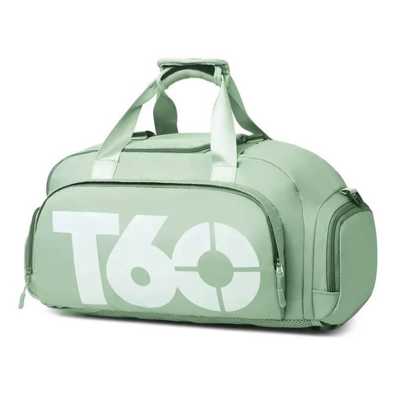 GENERICO - Maleta Morral Impermeable Gimnasio Bolso Deportivo verde T60