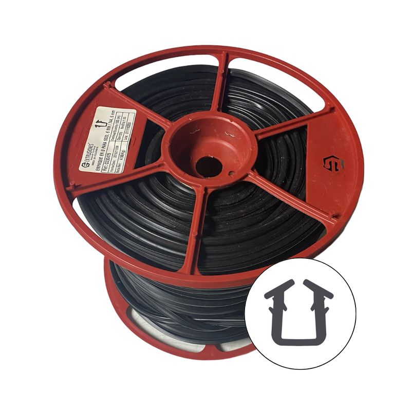 GENERICO - Empaque Tipo U Para 5020, 6 mm / 744, 6 mm X 100MM