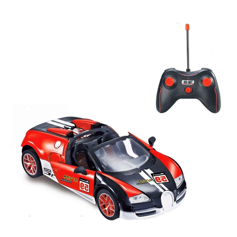 GENERICO - Carro Deportivo Bugatti Recargable Control Remoto Niños