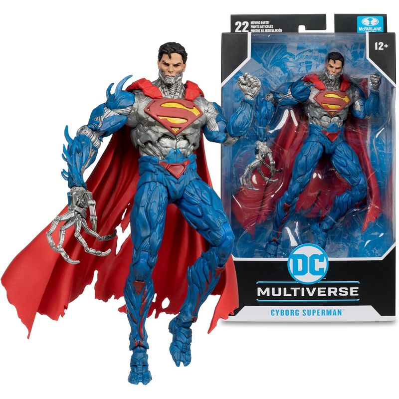 DC COMICS - Cyborg Superman Figura New 52 Dc Multiverse Mcfarlane Toys