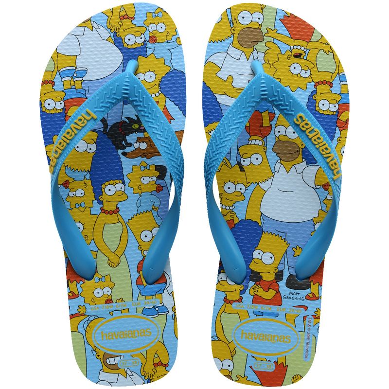 HAVAIANAS - Chanclas Sandalias Havaianas Simpsons Hombre Azul