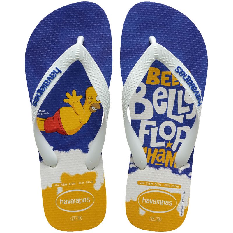 HAVAIANAS - Chanclas Sandalias Havaianas Simpsons Hombre Amarillo