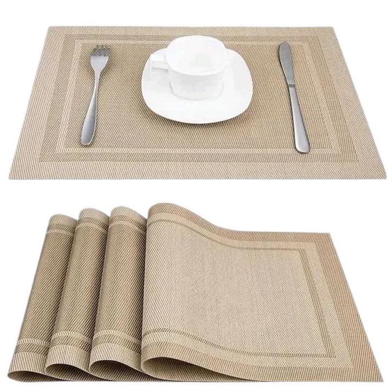 GENERICO - set Mantel individual 3045-4PC-6 diseño moderno