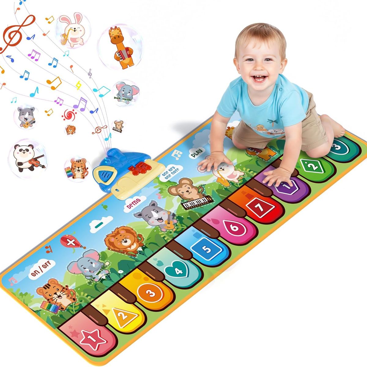 GENERICO - Tapete Musical Táctil Piano para Bebé Juguete Estimulación