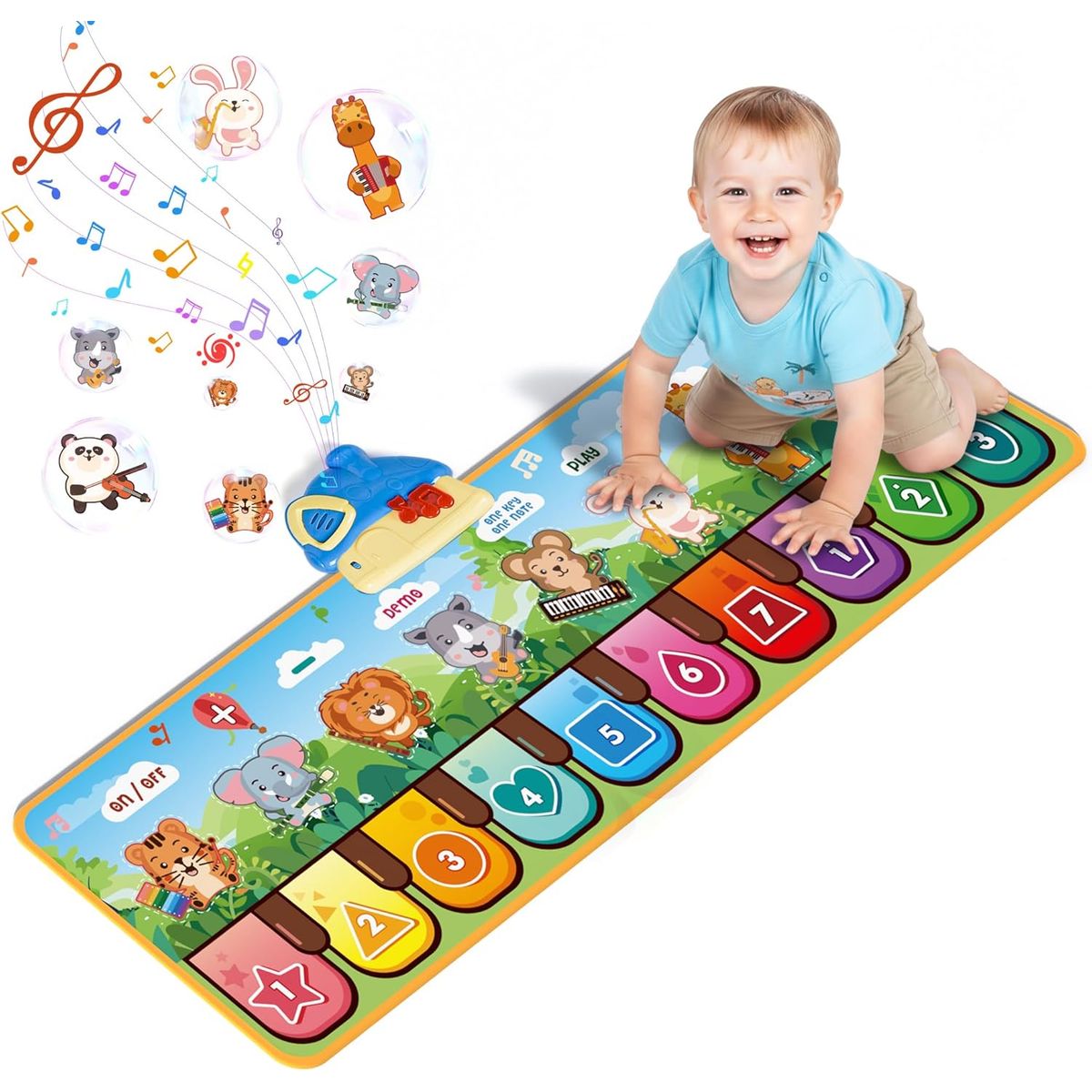 GENERICO - Tapete Musical Táctil Piano para Bebé Juguete Estimulación