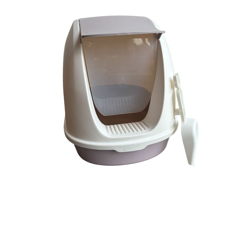 GENERICO - Arenero Cubierto para Gatos color Beige