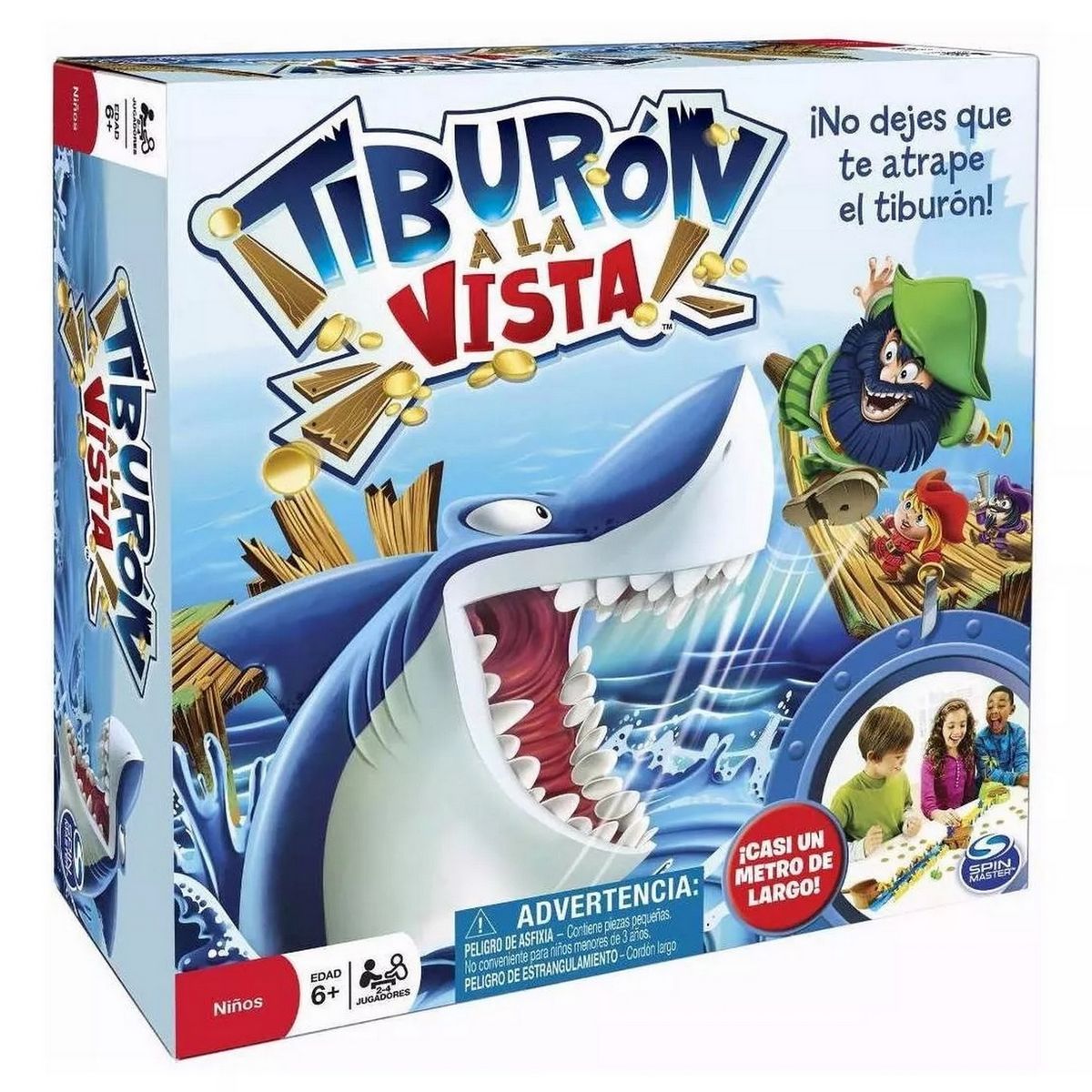 GENERICO - Tiburon Mania Shark Chomping Juego De Mesa Estrategia