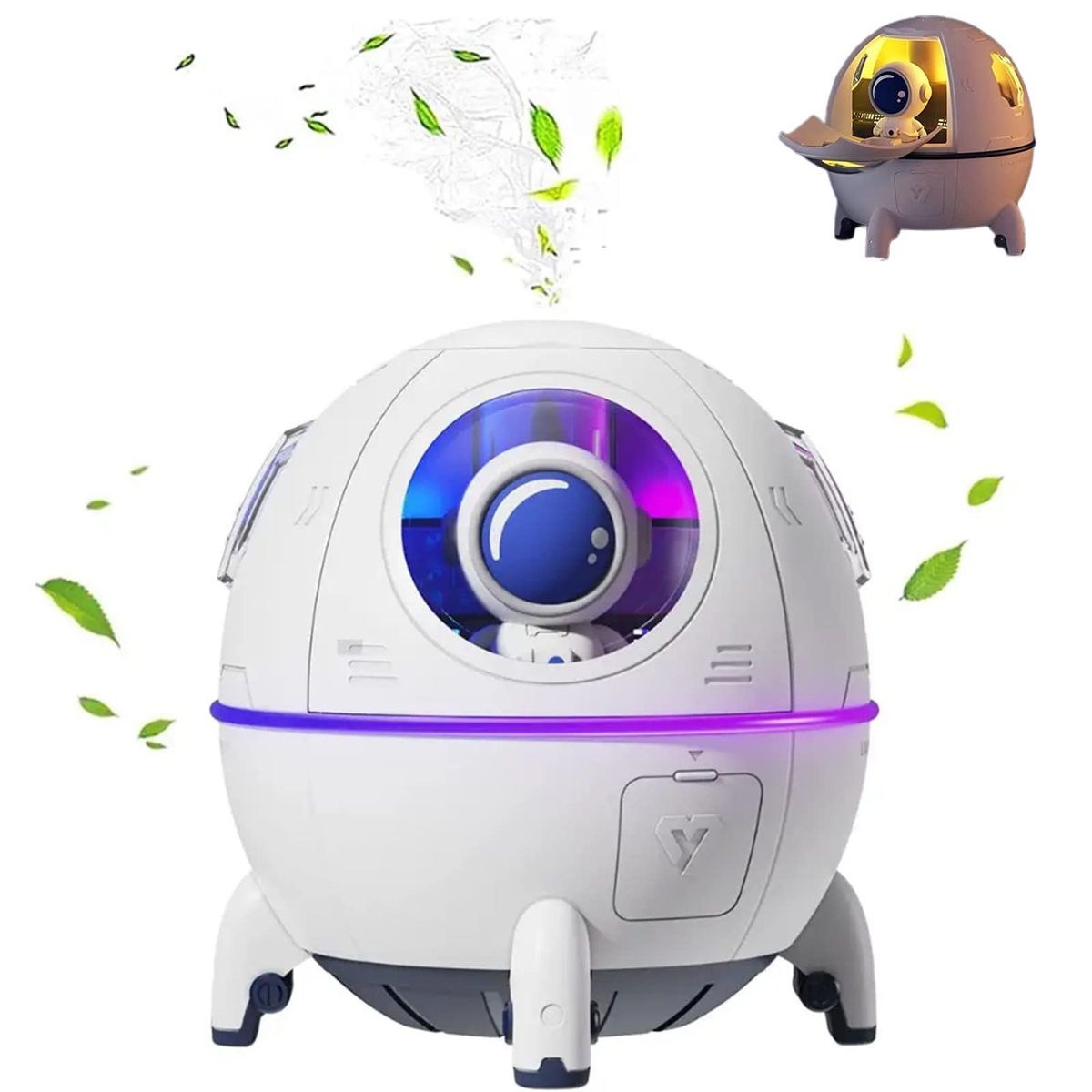 GENERICO - Humidificador astronauta con luces led aroma