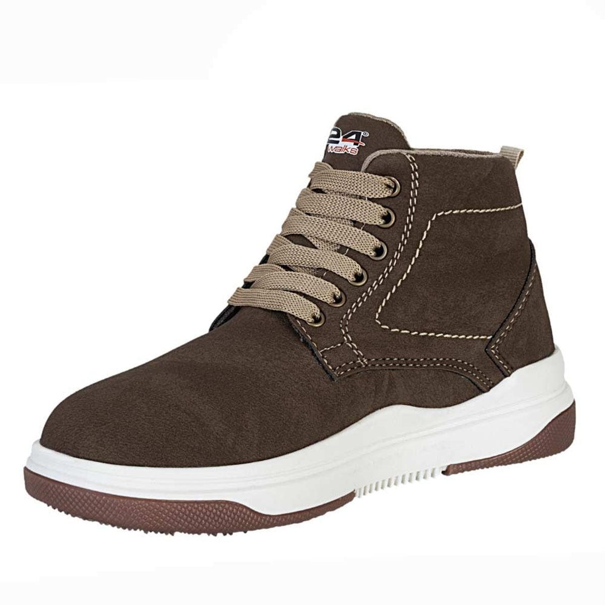 24 WALKS - Bota/botin de Niño marca 24 WALKS en Color CAFE  / BOTA SENIOR