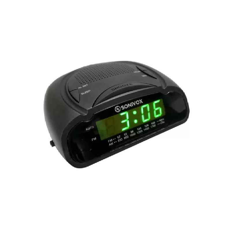 GENERICO - Radio Reloj Alarma Despertador Am Fm Digital Sonivox