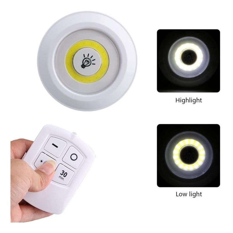 GENERICO - Bombillo Panel Luz Led Profesional X3 Iluminadores + Control