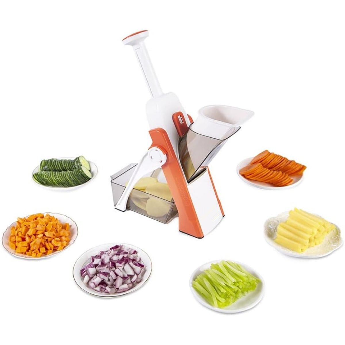 ONE PIXEL - Cortador Vertical De Verduras Frutas Multifuncional Mandolina