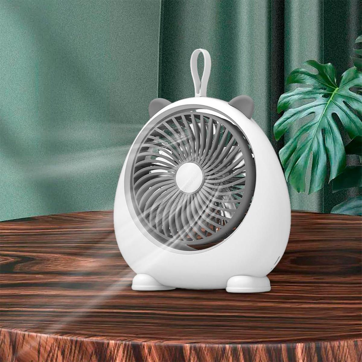 COMPRALOENCASA COM - Ventilador de Mesa 2 Velocidades Recargable MLS6051-B