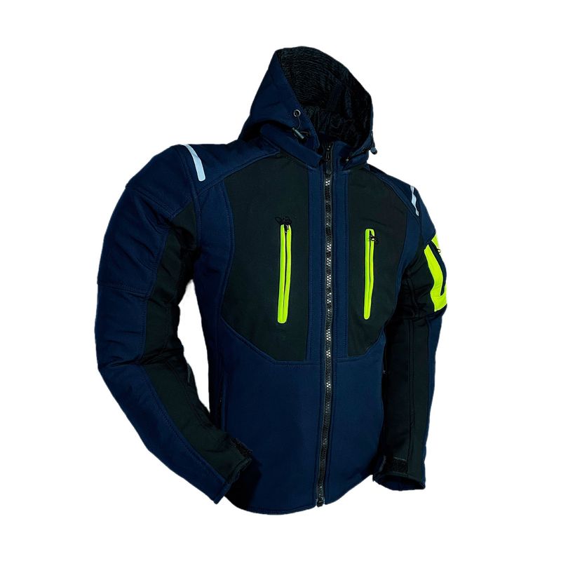 SMART BIKERS - CHAQUETA DE PROTECCION SM RACEWEAR LIMA 2 AZUL/VERDE L