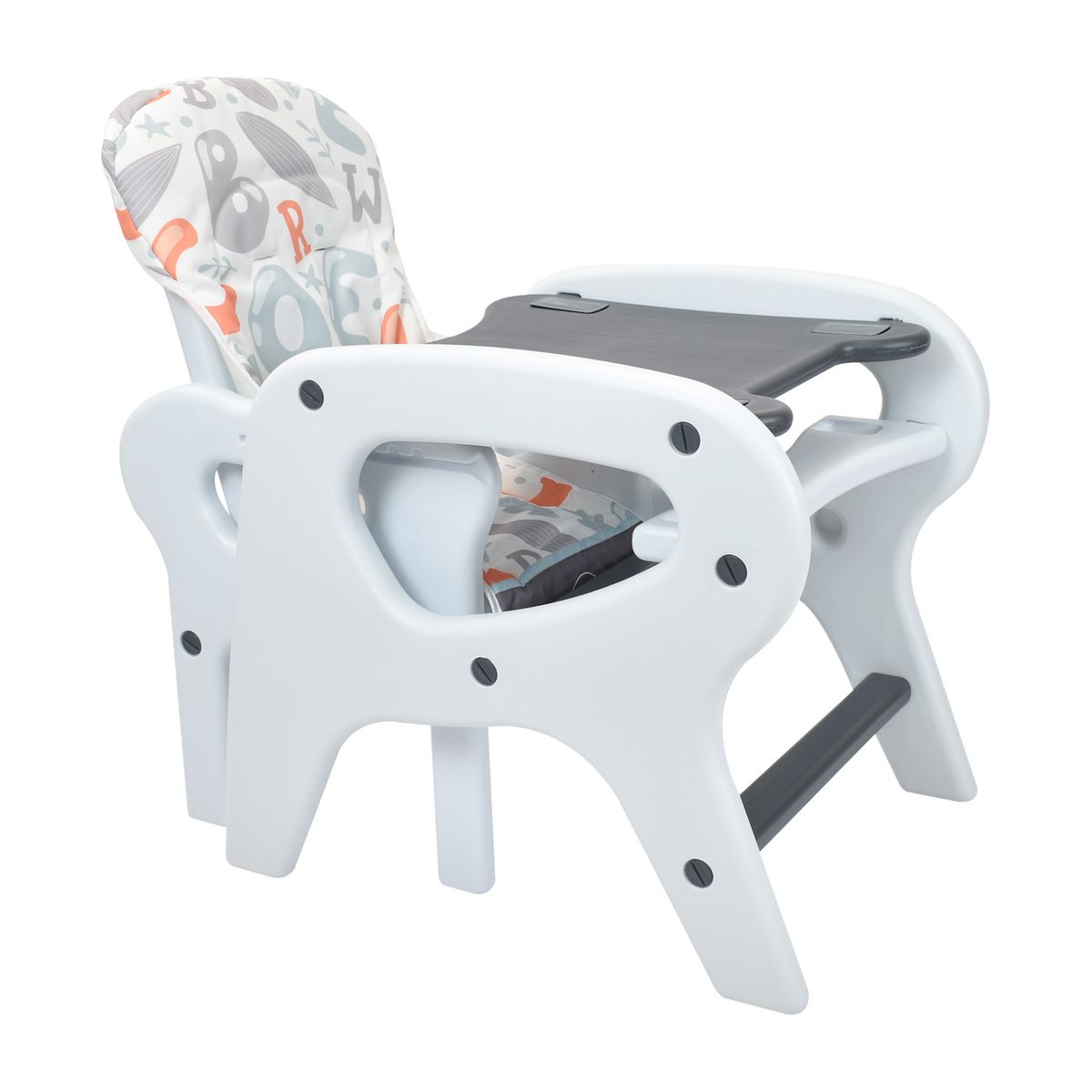 PRIORI - Comedor Bebe Escritorio PCM-10 ABC Gris Priori