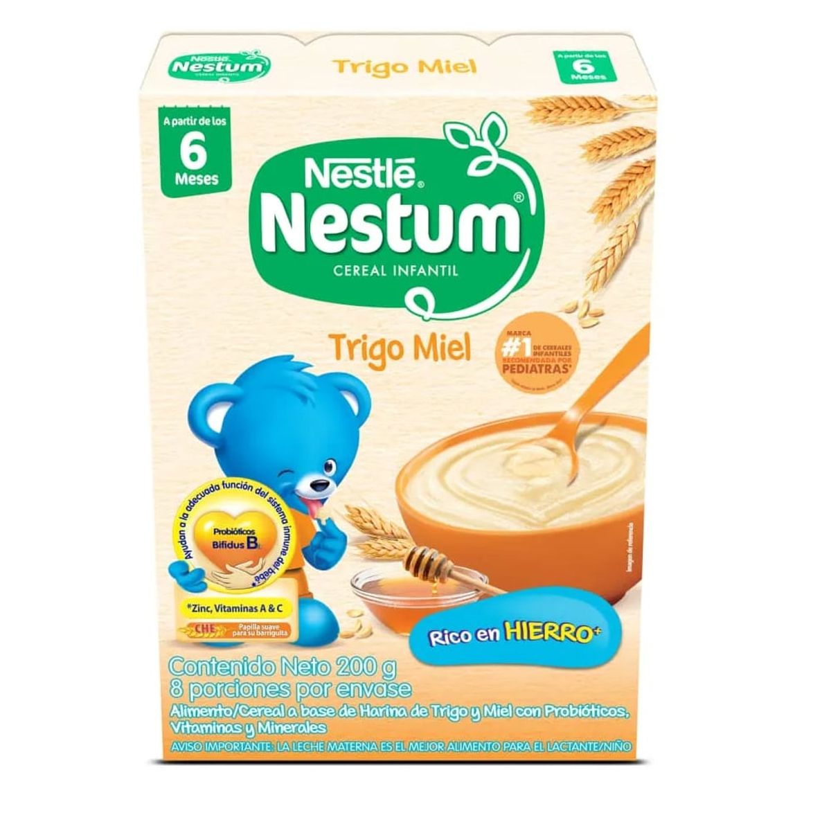 NESTUM - Cereal Infantil Nestum Trigo Miel 200g