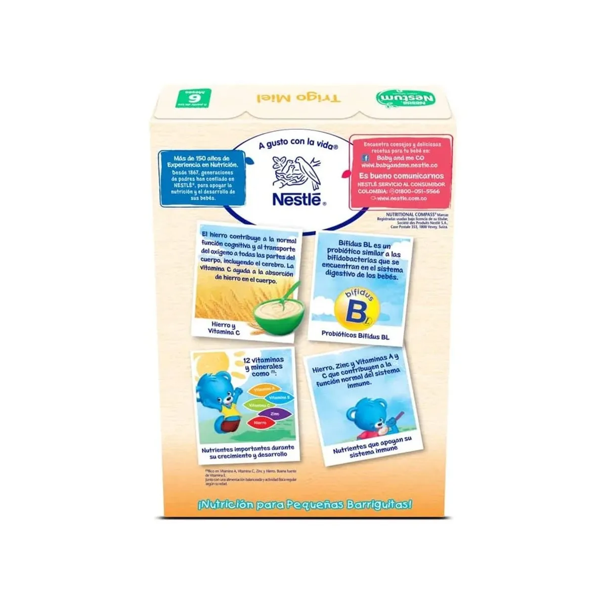 NESTUM - Cereal Infantil Nestum Trigo Miel 200g