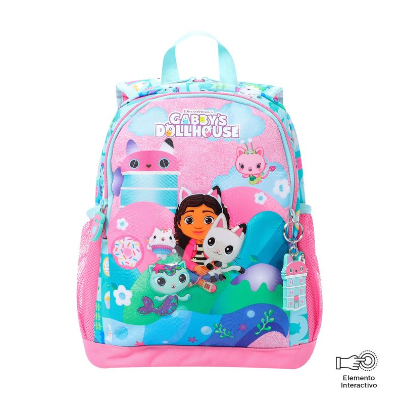 TOTTO - Morral para Niña Gabby Cats M Rosado