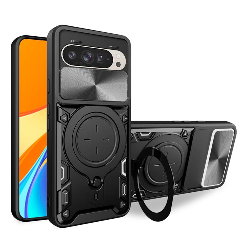 GENERICO - Estuche Armo Anti-golpe Para Google Pixel 9 Pro XL negro