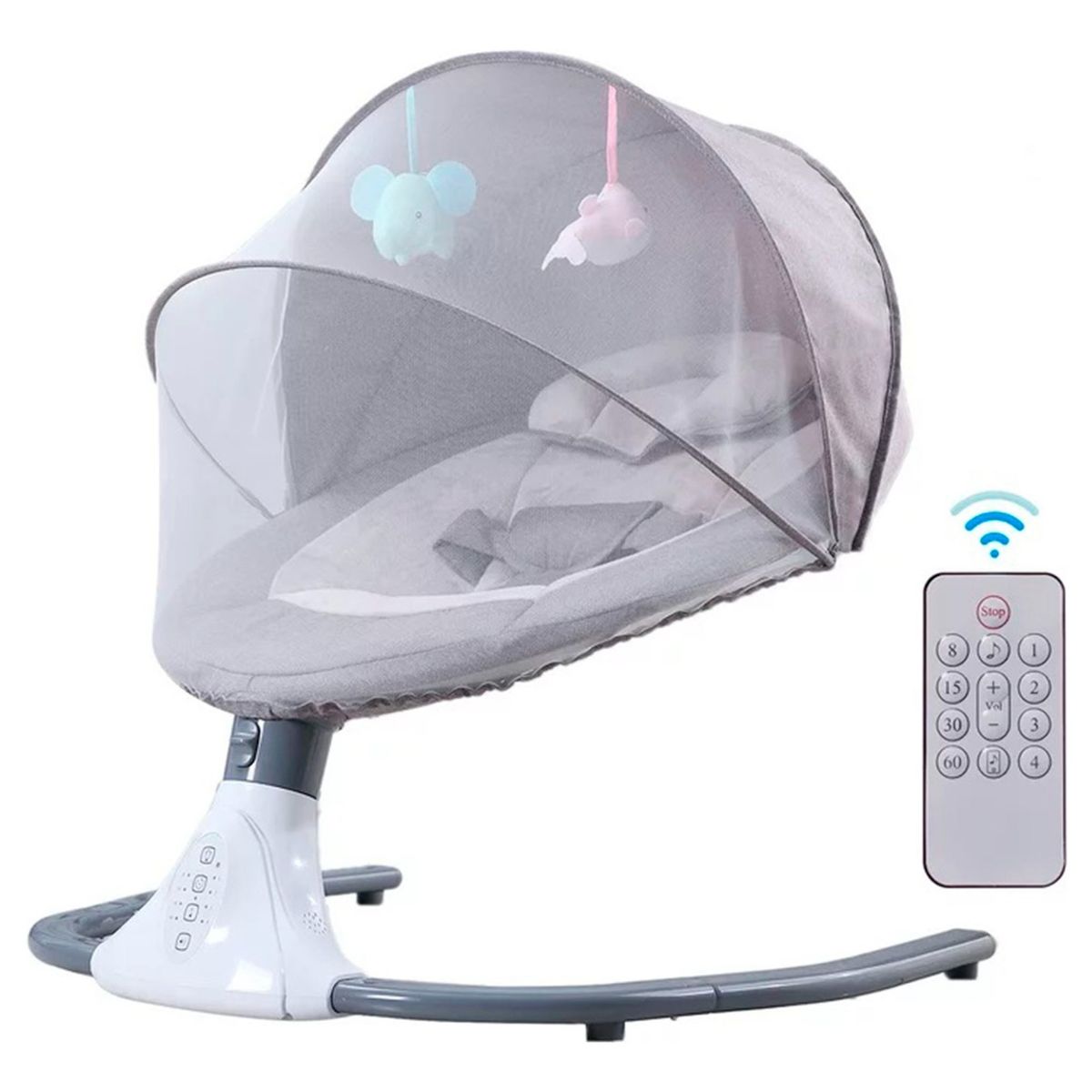 MUNDO BEBE - SILLA MECEDORA ELECTRICA DE LUJO PARA BEBES