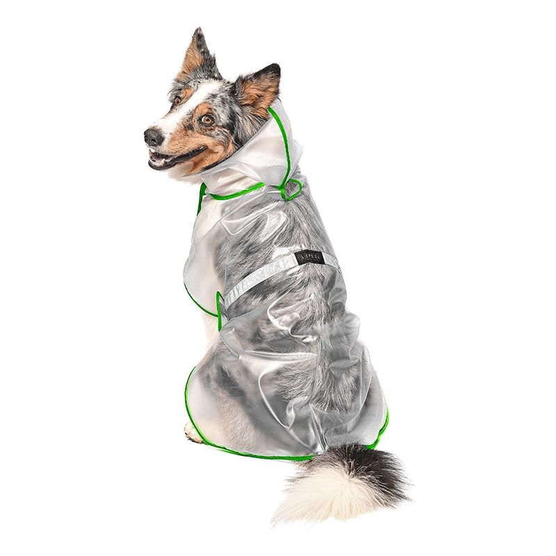 VIPETS - Impermeable para Perro S Verde