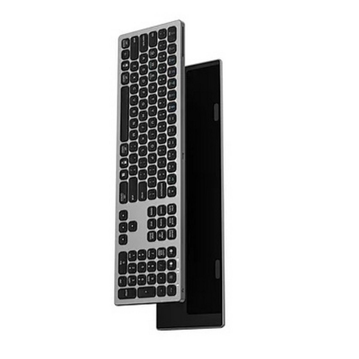 DAYOSHOP - Teclado Inalambrico Recargable Bluetooth Aluminio Profesiona