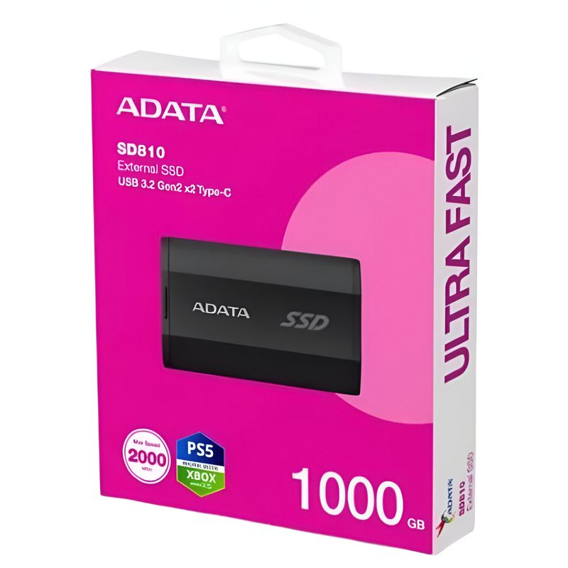 ADATA - Disco solido Adata Ssd Sd810 1 Tb Black Tipo C