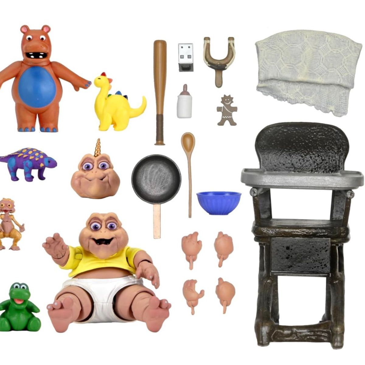 DINO WORLD - Baby Sinclair Figura Dinosaurs Neca Ultimate 11 cm