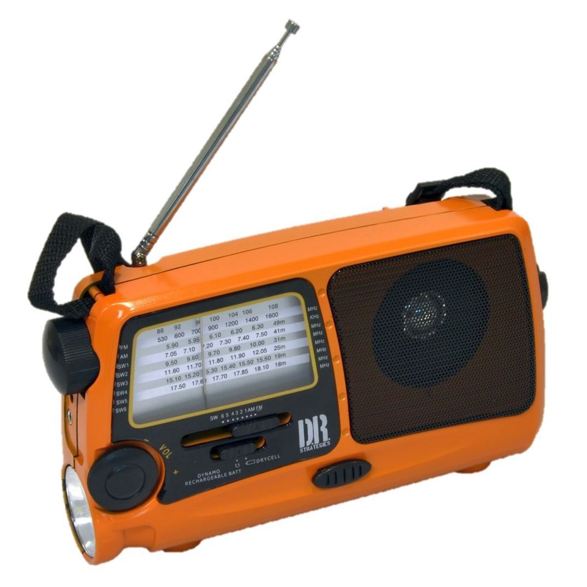 DR SCHOLLS - Radio Supervivencia 8 Bandas Am Fm Sw 3 Fuentes De Potencia