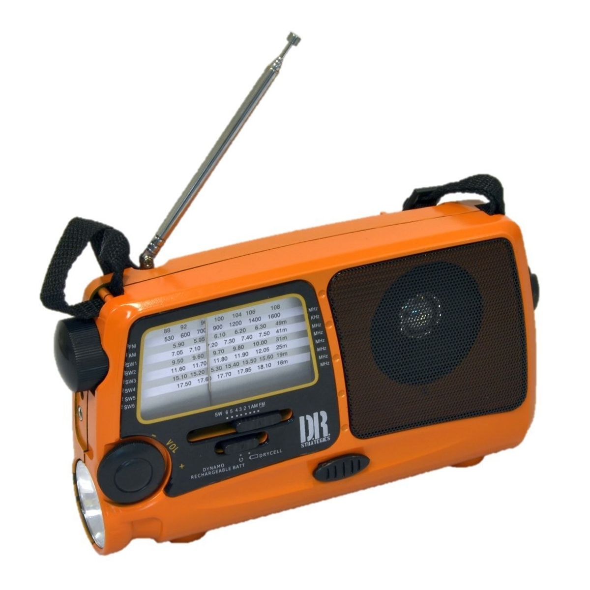 DR SCHOLLS - Radio Supervivencia 8 Bandas Am Fm Sw 3 Fuentes De Potencia