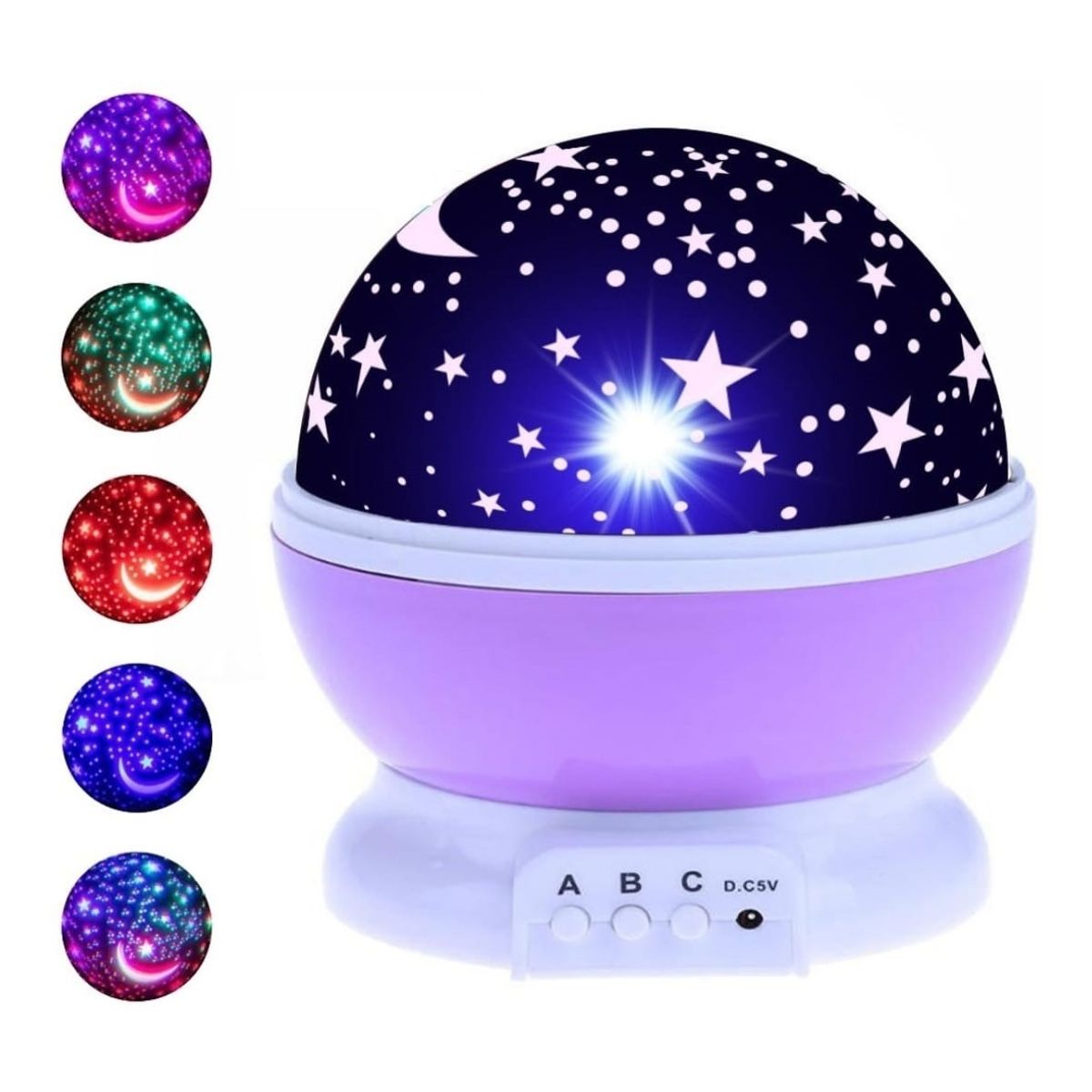 GENERICO - Proyector Luz Led Noche Parlante Bluetooth Elegante Electrica