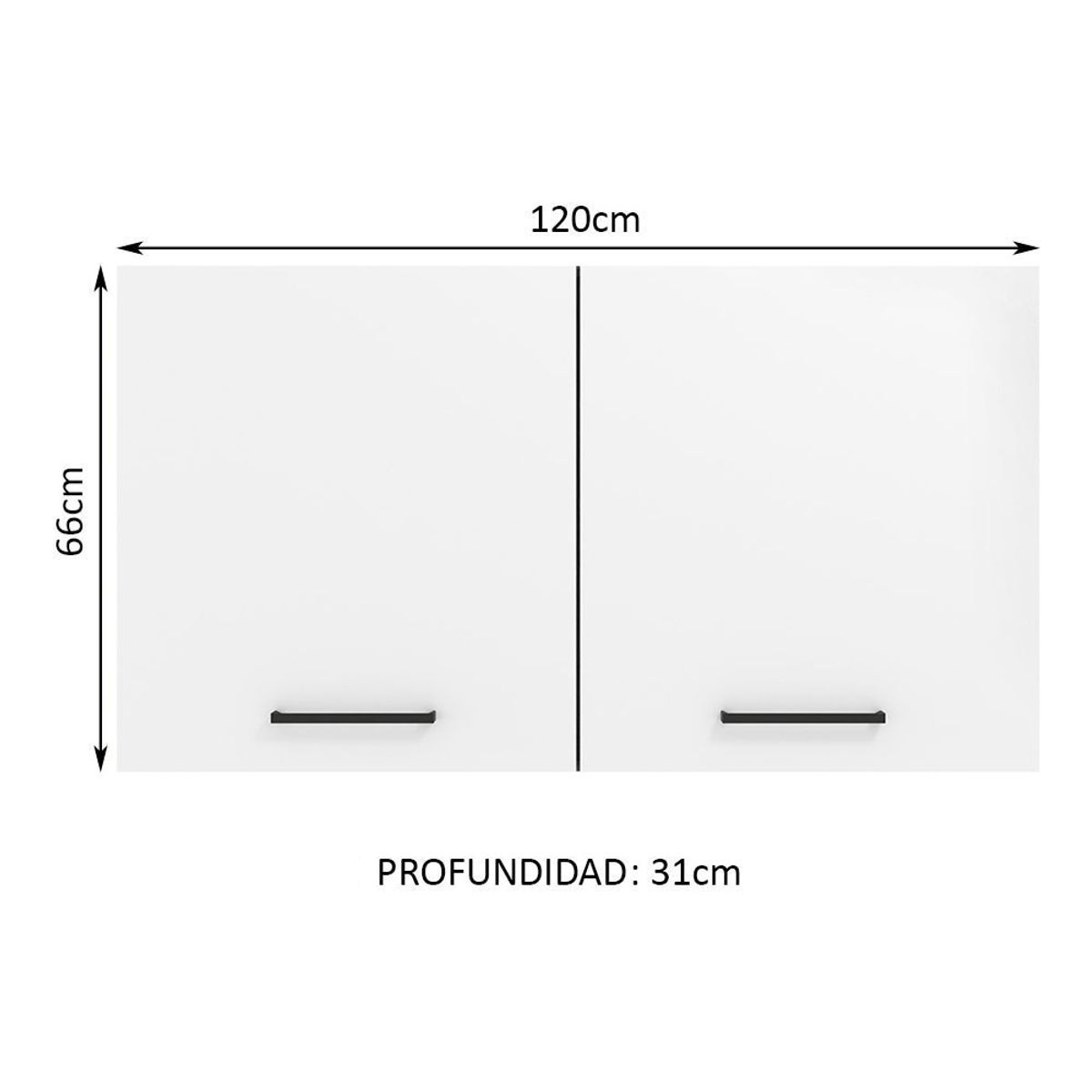 MADESA - Gabinete Superior de Almacenamiento para Garaje Multiuso 120 cm