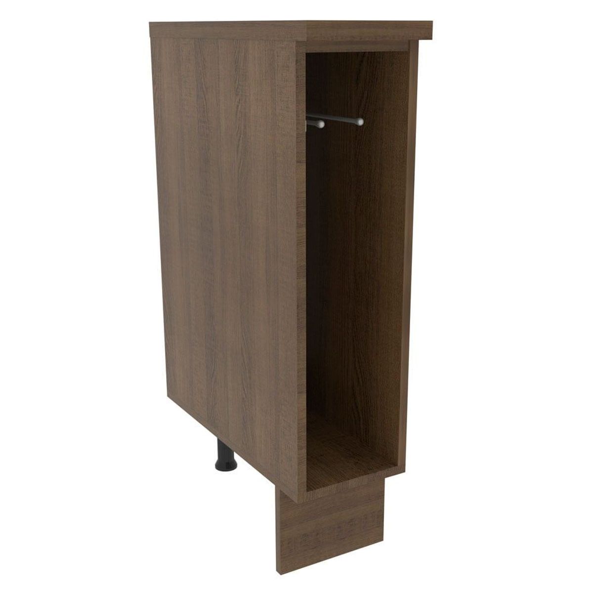 MADESA - Mueble de Cocina Bajo Portapaños Glamy y Agata 20 cm Marrón