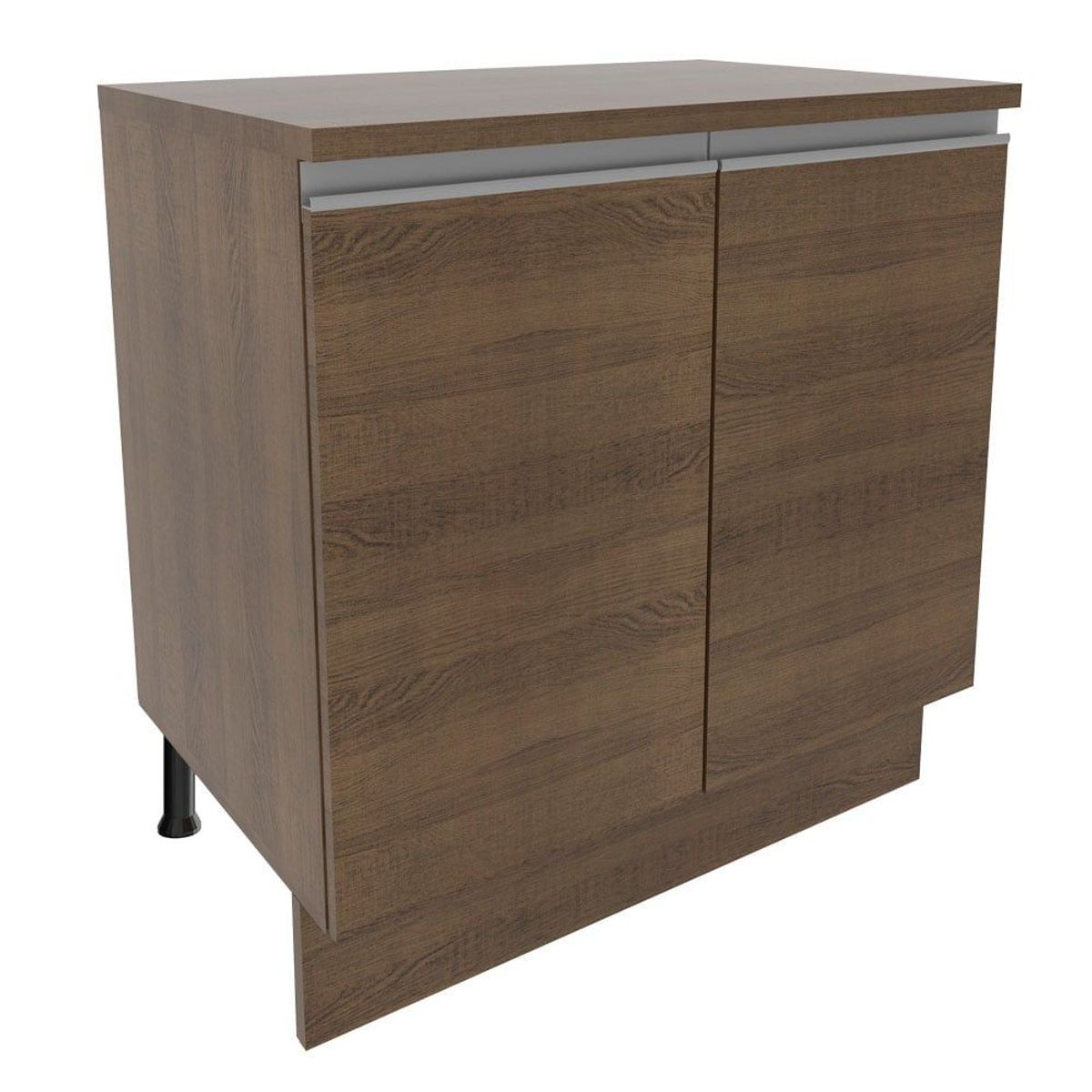 MADESA - Mueble de Cocina Bajo Glamy 80 cm 2 Puertas Marrón