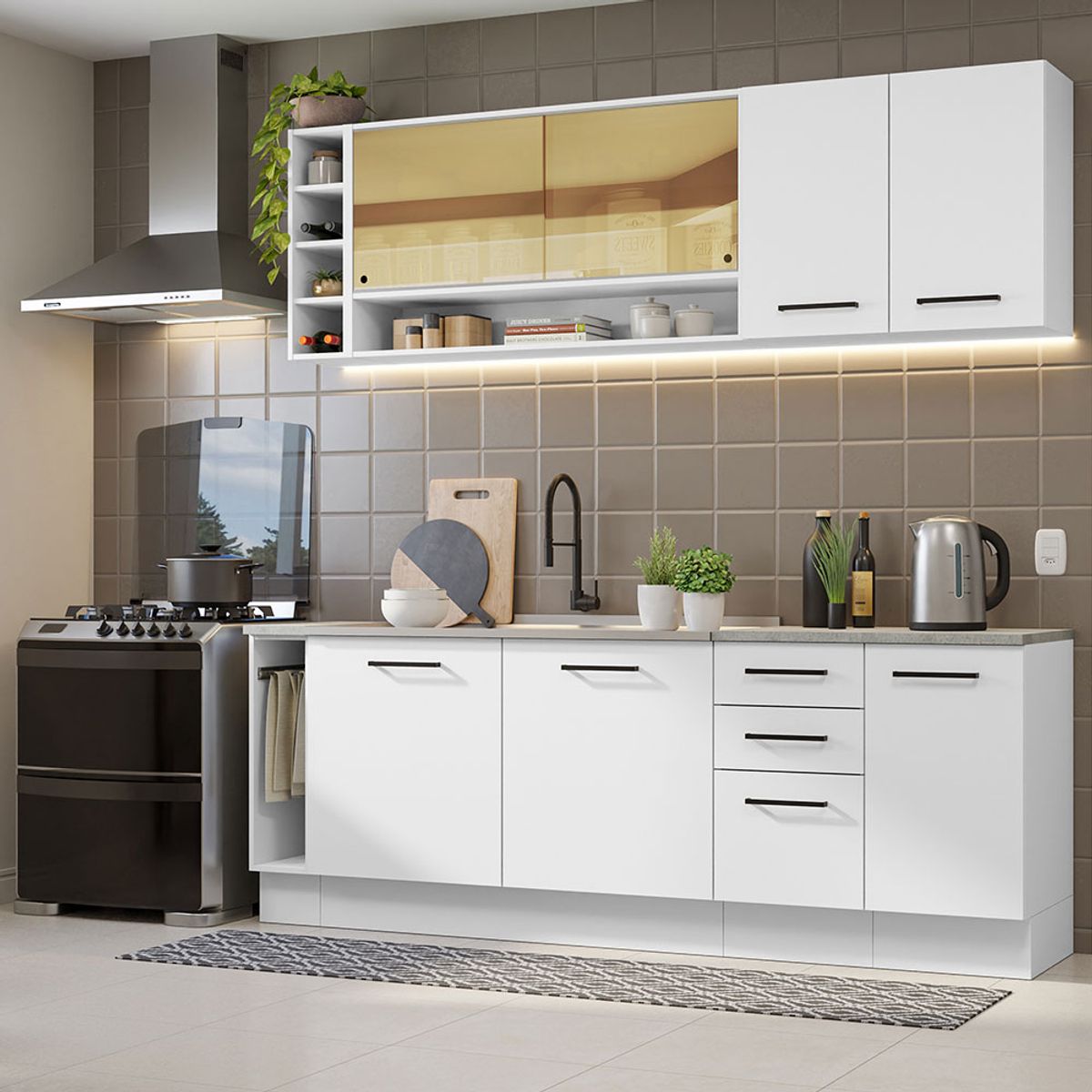 MADESA - Cocina Integral Agata Thêmis 2.20 Metros